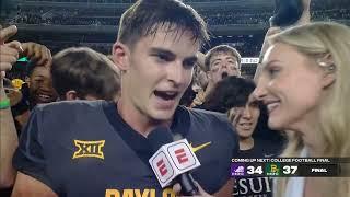 Baylor Football: ESPN's Stormy Buonantony Postgame Interview with Isaiah Hankins