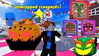 Opening Random Gifts From  Holiday BLOX FRUITS EVENT