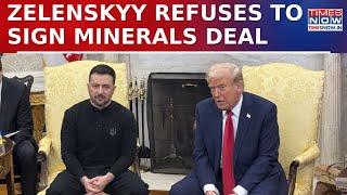 Zelenskyy Exits Without Signing Minerals Deal After Heated Argument With US President Donald Trump