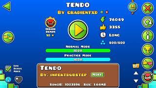 [GD] "TENDO" by gradientxd (Insane Demon) | Geometry Dash 2.113
