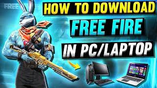 How to Download Free fire in PC OR LAPTOPS Telugu | How to install free fire
