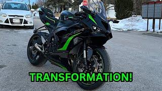 Watch My ZX6R Go From Stock to MONSTER!