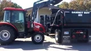 65hp TYM T654 Loader Height Demo