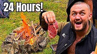 Surviving 24 Hours In The Wild!