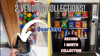 COLLECTING MONEY  From 2 Vending Machines! Combo Machine & Toy Machine - Plus VHS Tape Finds 