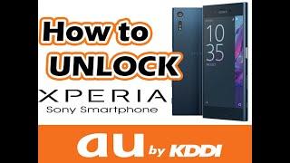 Au Japan Sony Xperia HOW TO SIM Unlock