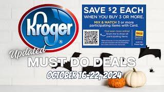 *25% Off Candy Deals* Kroger UPDATED Must Do Deals for 10/16-10/22 | Mega, $.99 Sale, & MORE