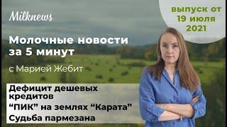 Новости за 5 минут: дефицит дешевых кредитов, “ПИК” на землях “Карата” и судьба пармезана