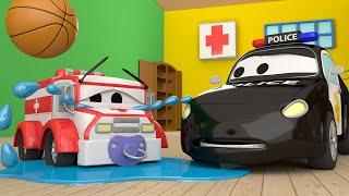 Car Patrol -  Baby Amber's MISSING - Car City ! Police Cars and fire Trucks for kids