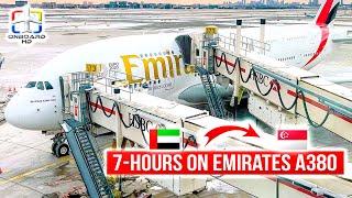 TRIP REPORT | Emirates A380 Top Experience | Dubai to Singapore | Emirates Airbus A380