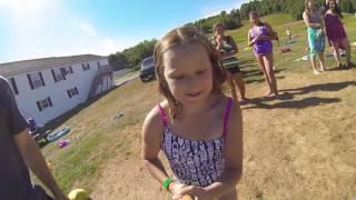 2016 Maine NYI Teen Camp - Great times on the Slip n Slide