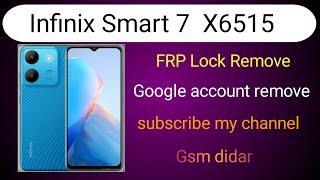 infinix smart 7 frp unlock tool infinix x6515 frp unlock tool