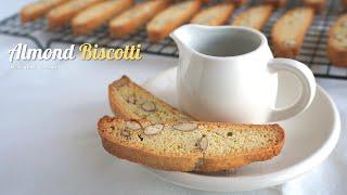진짜 맛있는 '아몬드 비스코티' 만들기 (+예쁜 단면이 나오게 자르는 팁) : Almond Biscotti recipe｜siZning