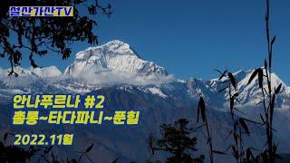 Annapurna trekking #2 / 촘롱~타다파니~푼힐