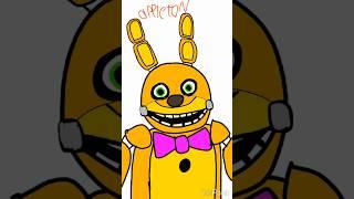 springbonnie digital drawing time lapse #springtrap #fnaf #fivenightsatfreddys #williamappleton