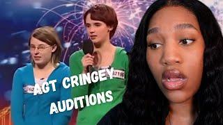 REACTING TO CRINGEY AGT AUDITIONS