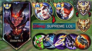 URUTAN BUILD YANG COCOK UNTUK SUN DAMAGE | BUILD TERSAKIT SUN 2024 | MOBILE LEGENDS