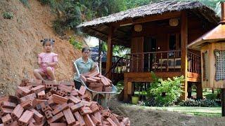My Farm Building Journey - Harvesting Bananas to Sell and Buying Building Materials - Lý Thị Nhim