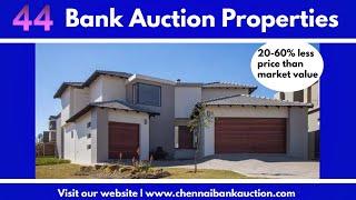 Today 44 NEW UPCOMING LIVE AUCTION LIST | Chennai Bank Auction @MeharsKitchenchennai