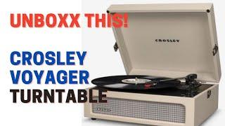 Crosley Voyager Turntable Unboxing