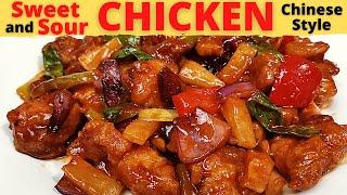 SWEET AND SOUR CHICKEN | EASY Recipe | Chinese Restaurant Style | SIMPLE And Delicious