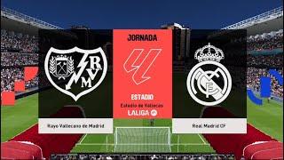 PES2021 Rayo Vallecano VS Real Madrid | REALISTIC LA LIGA EA SPORT 2024-2025 NEW HD GAMEPLAY