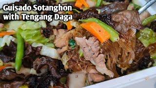 Guisado Sotanghon with Tengang Daga by mhelchoice Madiskarteng Nanay