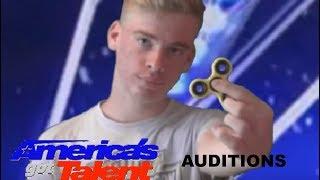 Nefarious TV: Youtuber stuns crowd with fidget spinner- America's Got Talent 2017