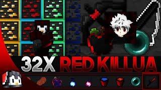 Red Killua [32x] MCPE PvP Texture Pack (FPS Friendly) by Apexay