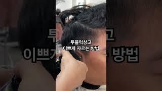 투블럭상고 이쁘게 자르는 방법 #남자머리자르기