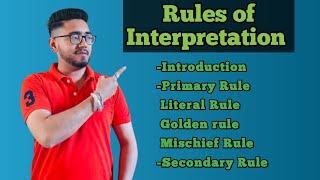 Rules of interpretation | literal rule of interpretation | golden rule | mischief rule | #twinslaw