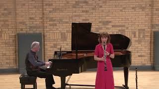 Emma Johnson and John Lenehan play Weber Grand Duo, Rondo Allegro in concert