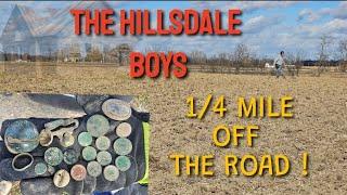 Metal Detecting With The Hillsdale Boys, 1/4 MILE OFF THE ROAD