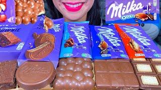 ASMR MILKA CHOCOLATE PARTY! MUKBANG MASSIVE Eating Sounds