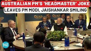 PM Modi, Jaishankar Burst Into Smiles After Australian PM Mentions His ‘Headmaster’ At Quad Summit