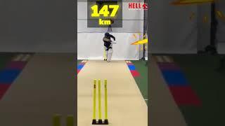 Facing 145kph  #youtube #cricketgraph #shorts #cricket