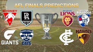 2024 AFL FINALS PREDICTIONS