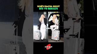 ROSÈ Rimowa shoot RESULT vs BTS️ @roses_are_rosie #blackpink #blink #shorts #rosé_messy