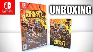 MONKEY BARRELS - Twin Stick Shooter for Nintendo Switch UNBOXING