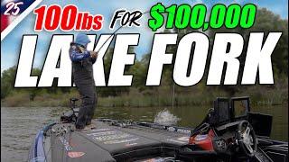 100lbs of Bass for $100k - Bassmaster Elite Lake Fork Day 1&2 - Unfinished Family Business Ep.25