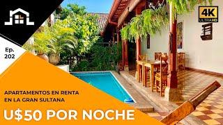 #22482 NUEVO! Apartamentos  en renta estilo colonial en  Granada Nicaragua @ $ 50 por noche