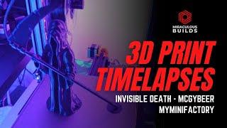 3D Printing Timelapse - Invisible Death - Ender 3 Pro #shorts #3dprinting  #3dprintingtimelapse