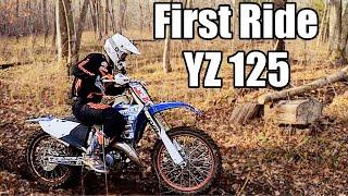 First Ride YZ125 Two Stroke Project Bike!  - YZ125 PROJECT BUILD PART 6