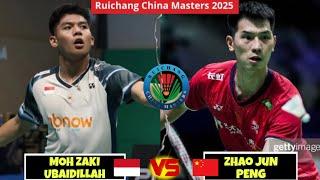 GONG! Moh Zaki Ubaidillah (INA) vs Zhao Jun Peng (CHN) - RUICHANG CHINA MASTERS 2025 |Round of 32