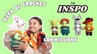 WEEK OF CROCHET | HUGE COMMISSION ORDER| MARKET PREP?!