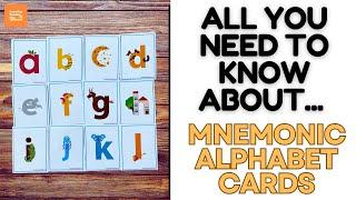 Are Alphabet MNEMONIC CARDS the KEY to learning Letter Sounds for GOOD? Teaching Kids to Read!