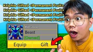 Blox Fruits - Binigyan ko ng Permanent Fruit Lahat ng SUBSCRIBERS