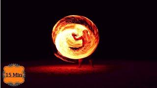 15 Min Fire Meditation with Crackling Sound 4410Hz (No Music) II Calm And Empowering(VERY POWERFUL)