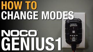 How to change modes on your NOCO GENIUS1