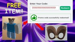 ROBLOX FREE HATS 2021 | ROBLOX CODES 2021 | ROBLOX FREE HAT | Owl Mask | ROBLOX FREE CODES | OCTOBER